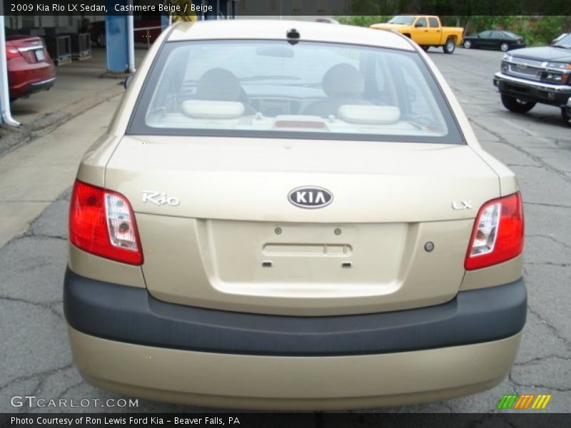Cashmere Beige / Beige 2009 Kia Rio LX Sedan