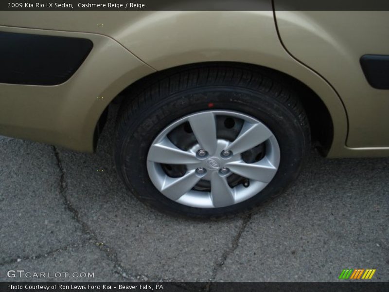 Cashmere Beige / Beige 2009 Kia Rio LX Sedan