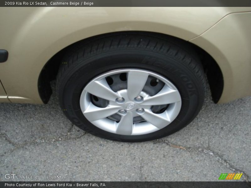 Cashmere Beige / Beige 2009 Kia Rio LX Sedan