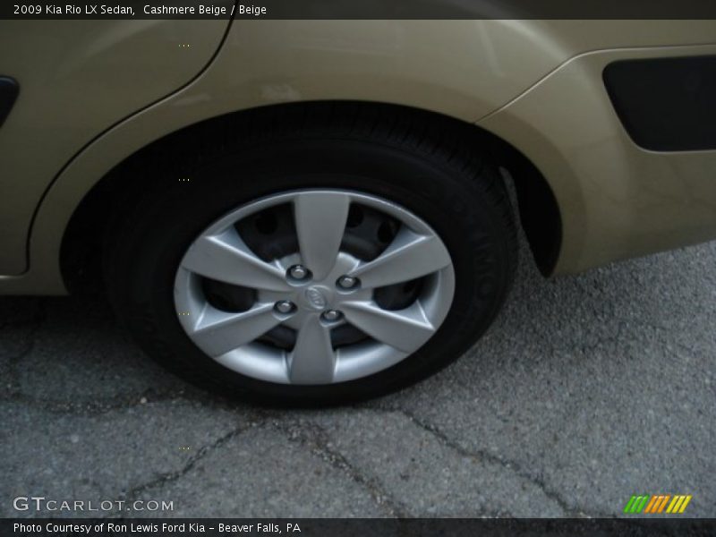 Cashmere Beige / Beige 2009 Kia Rio LX Sedan