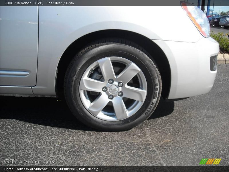 Fine Silver / Gray 2008 Kia Rondo LX V6