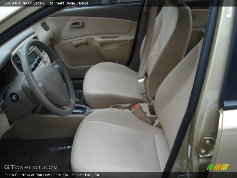 Cashmere Beige / Beige 2009 Kia Rio LX Sedan