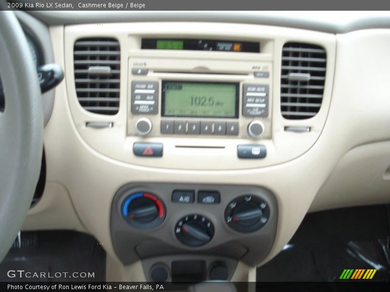 Cashmere Beige / Beige 2009 Kia Rio LX Sedan