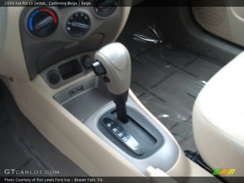 Cashmere Beige / Beige 2009 Kia Rio LX Sedan