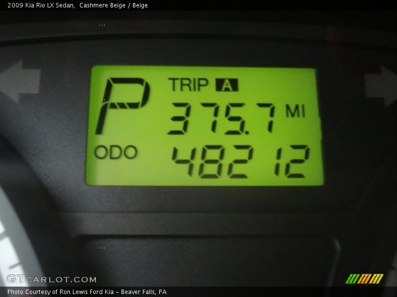 Cashmere Beige / Beige 2009 Kia Rio LX Sedan