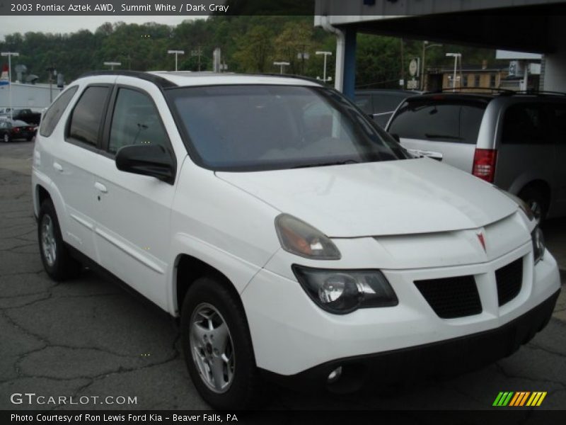 Summit White / Dark Gray 2003 Pontiac Aztek AWD