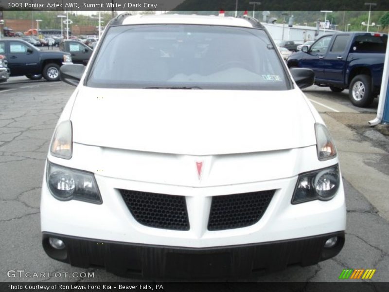 Summit White / Dark Gray 2003 Pontiac Aztek AWD