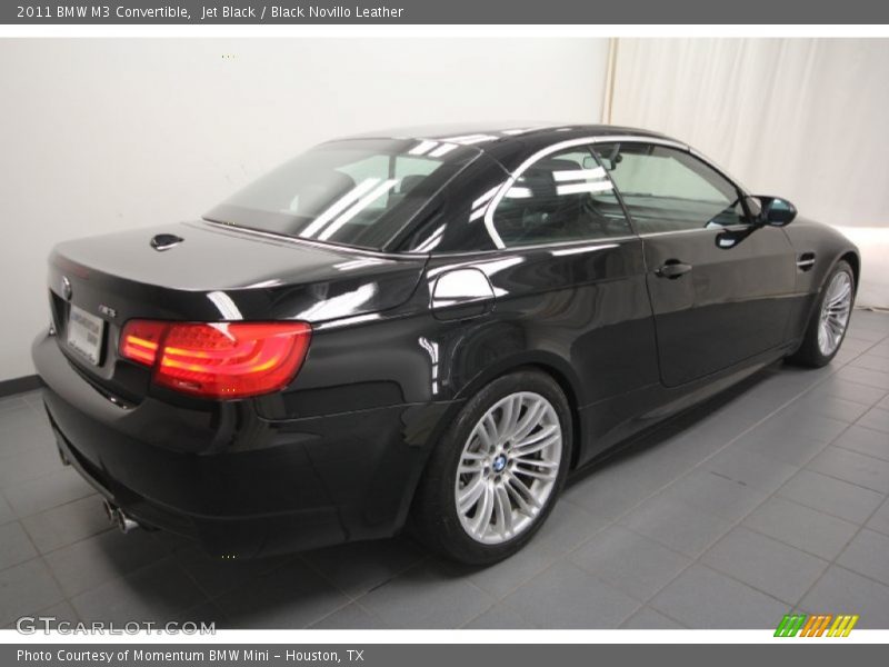 Jet Black / Black Novillo Leather 2011 BMW M3 Convertible
