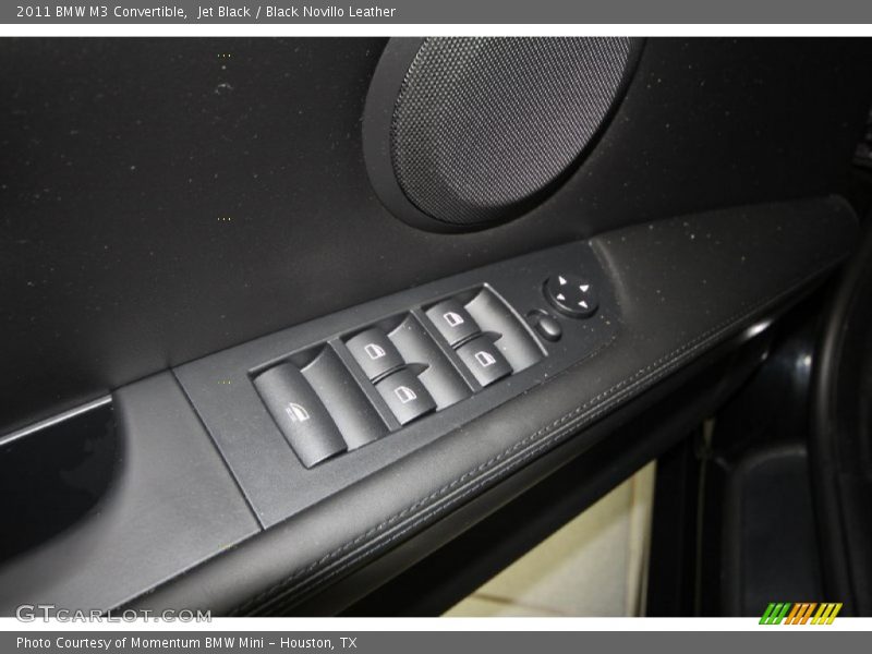 Jet Black / Black Novillo Leather 2011 BMW M3 Convertible