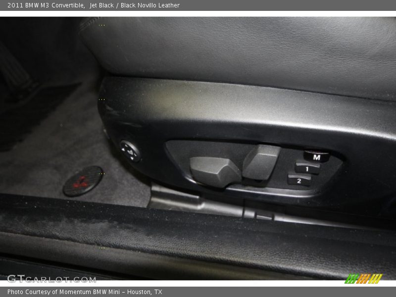 Jet Black / Black Novillo Leather 2011 BMW M3 Convertible