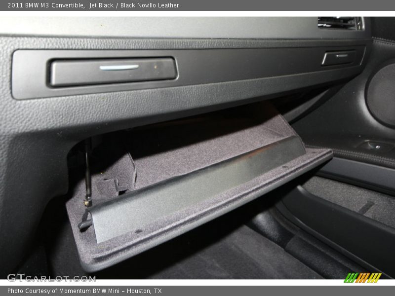 Jet Black / Black Novillo Leather 2011 BMW M3 Convertible