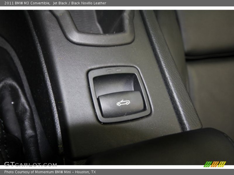 Jet Black / Black Novillo Leather 2011 BMW M3 Convertible