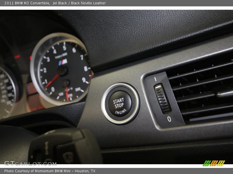 Jet Black / Black Novillo Leather 2011 BMW M3 Convertible