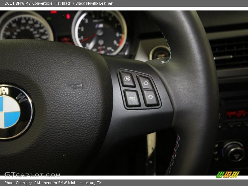 Jet Black / Black Novillo Leather 2011 BMW M3 Convertible
