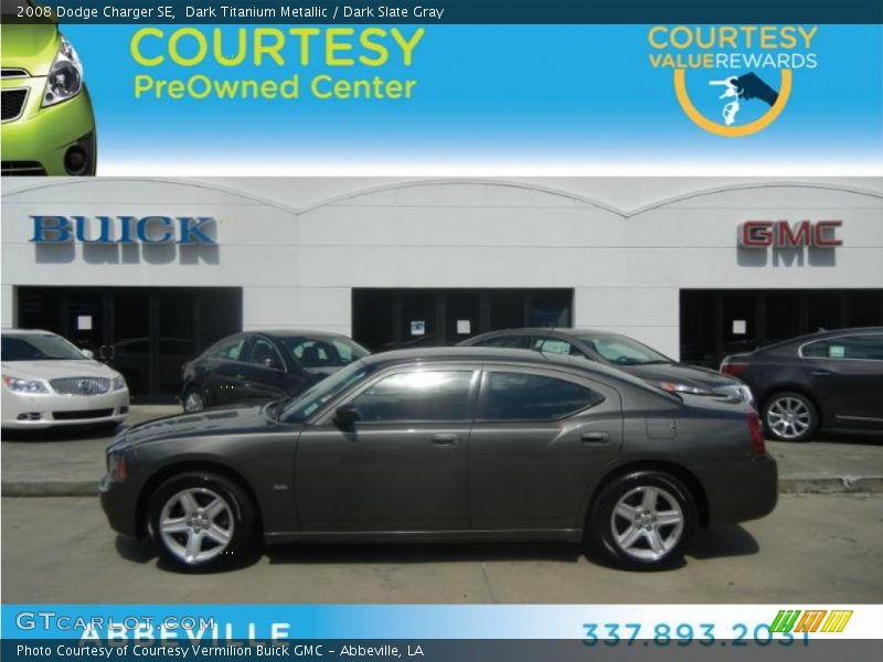 Dark Titanium Metallic / Dark Slate Gray 2008 Dodge Charger SE