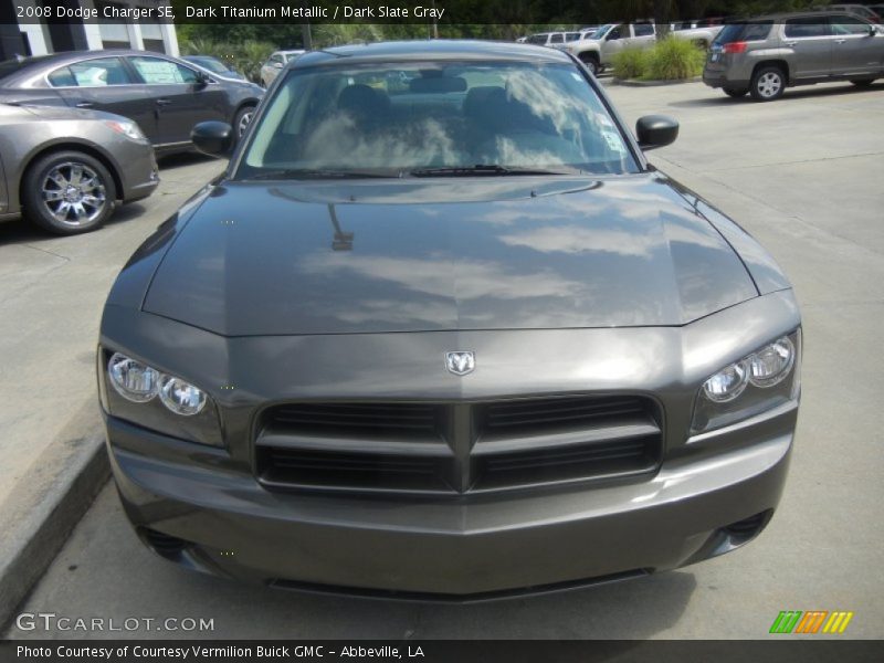 Dark Titanium Metallic / Dark Slate Gray 2008 Dodge Charger SE