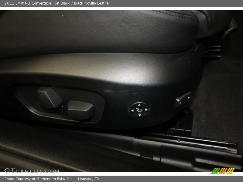 Jet Black / Black Novillo Leather 2011 BMW M3 Convertible