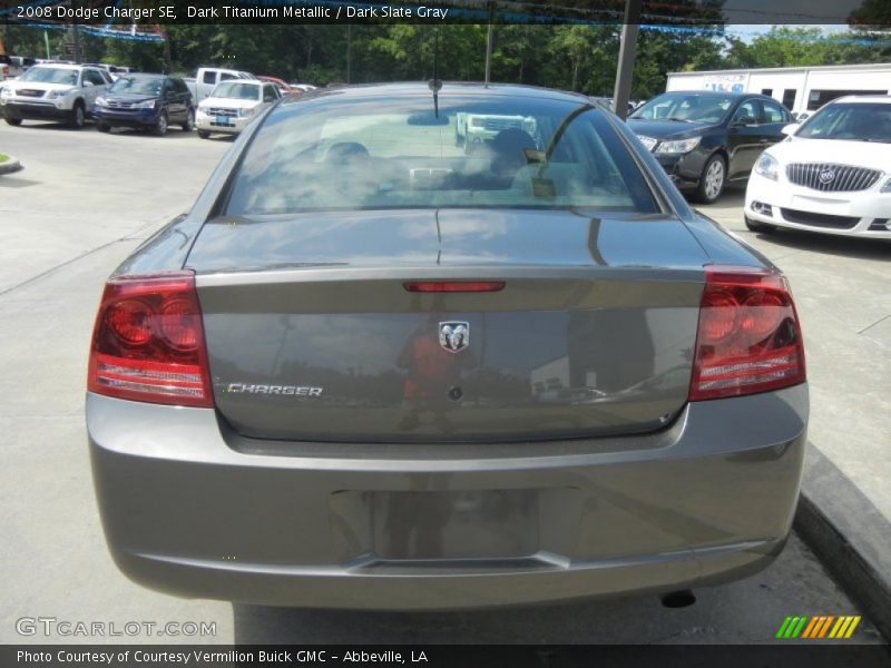 Dark Titanium Metallic / Dark Slate Gray 2008 Dodge Charger SE