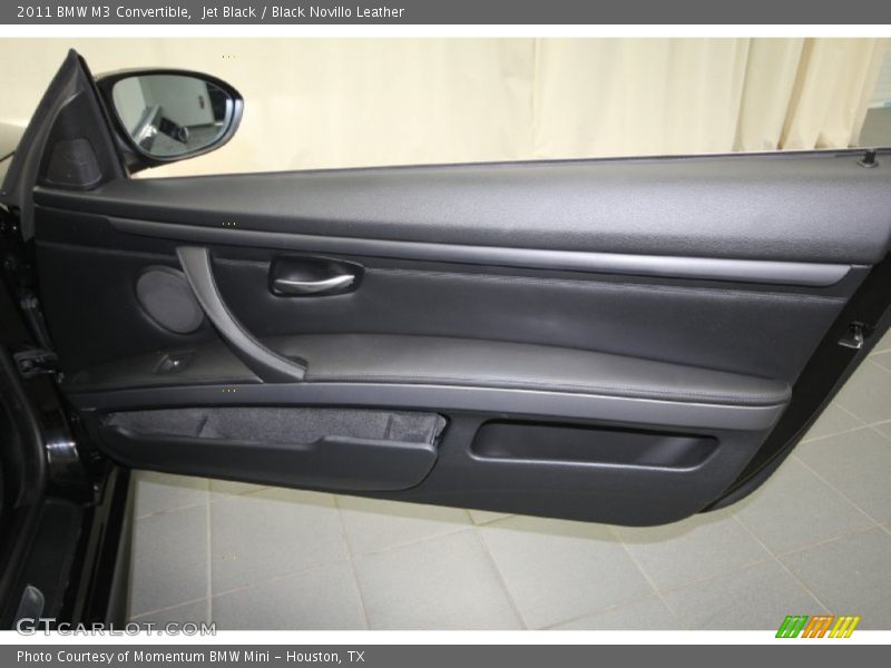 Jet Black / Black Novillo Leather 2011 BMW M3 Convertible
