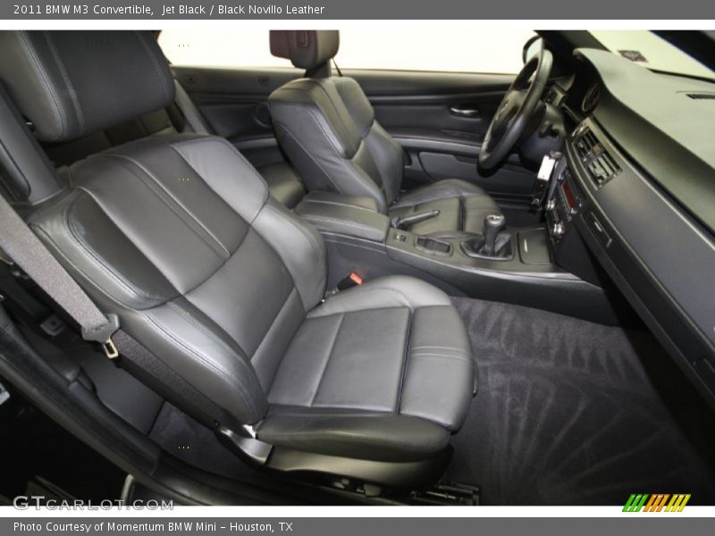 Jet Black / Black Novillo Leather 2011 BMW M3 Convertible