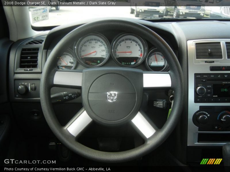 Dark Titanium Metallic / Dark Slate Gray 2008 Dodge Charger SE