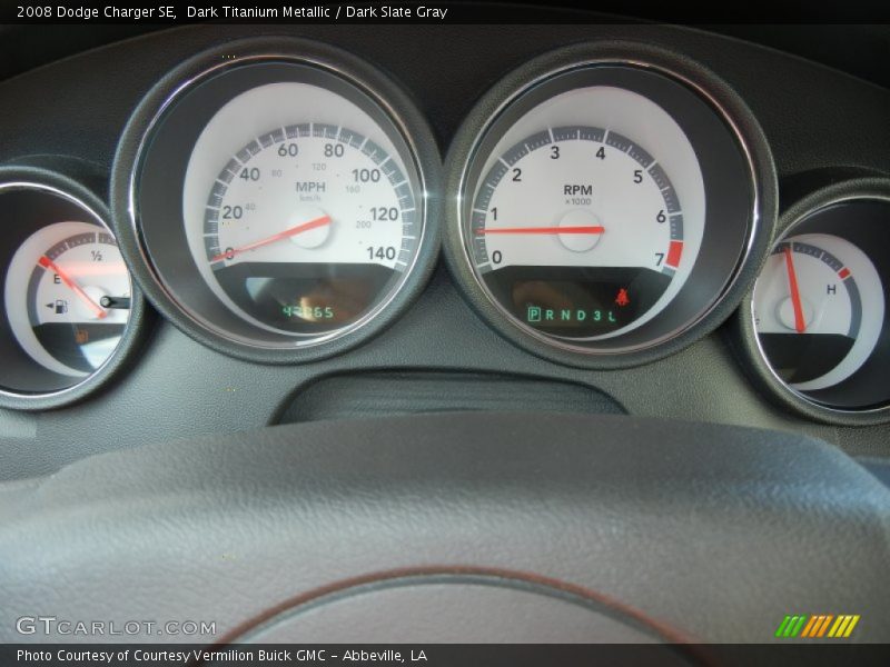 Dark Titanium Metallic / Dark Slate Gray 2008 Dodge Charger SE