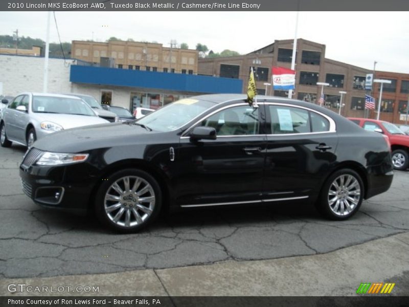 Tuxedo Black Metallic / Cashmere/Fine Line Ebony 2010 Lincoln MKS EcoBoost AWD