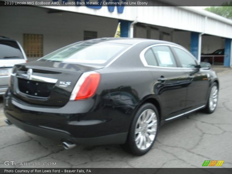 Tuxedo Black Metallic / Cashmere/Fine Line Ebony 2010 Lincoln MKS EcoBoost AWD