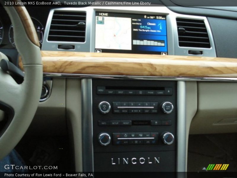 Tuxedo Black Metallic / Cashmere/Fine Line Ebony 2010 Lincoln MKS EcoBoost AWD