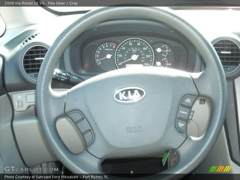 Fine Silver / Gray 2008 Kia Rondo LX V6