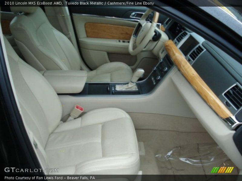 Tuxedo Black Metallic / Cashmere/Fine Line Ebony 2010 Lincoln MKS EcoBoost AWD