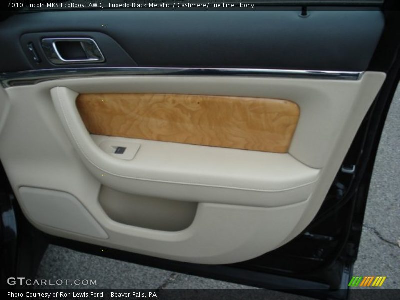 Tuxedo Black Metallic / Cashmere/Fine Line Ebony 2010 Lincoln MKS EcoBoost AWD