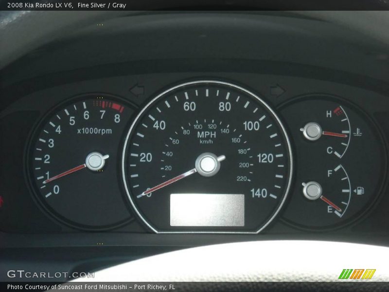 Fine Silver / Gray 2008 Kia Rondo LX V6