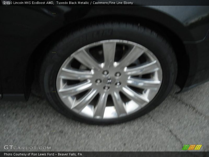 Tuxedo Black Metallic / Cashmere/Fine Line Ebony 2010 Lincoln MKS EcoBoost AWD