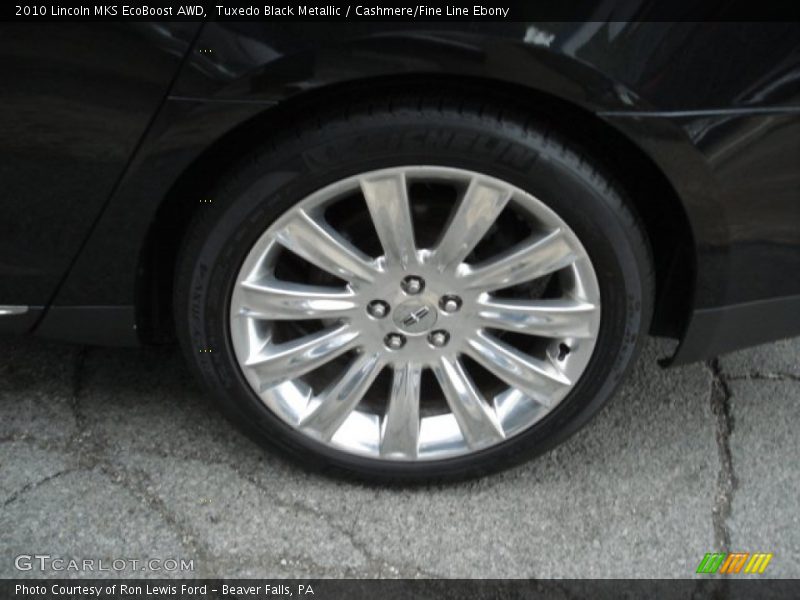Tuxedo Black Metallic / Cashmere/Fine Line Ebony 2010 Lincoln MKS EcoBoost AWD