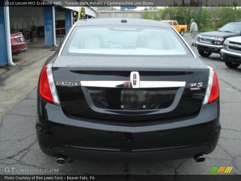 Tuxedo Black Metallic / Cashmere/Fine Line Ebony 2010 Lincoln MKS EcoBoost AWD