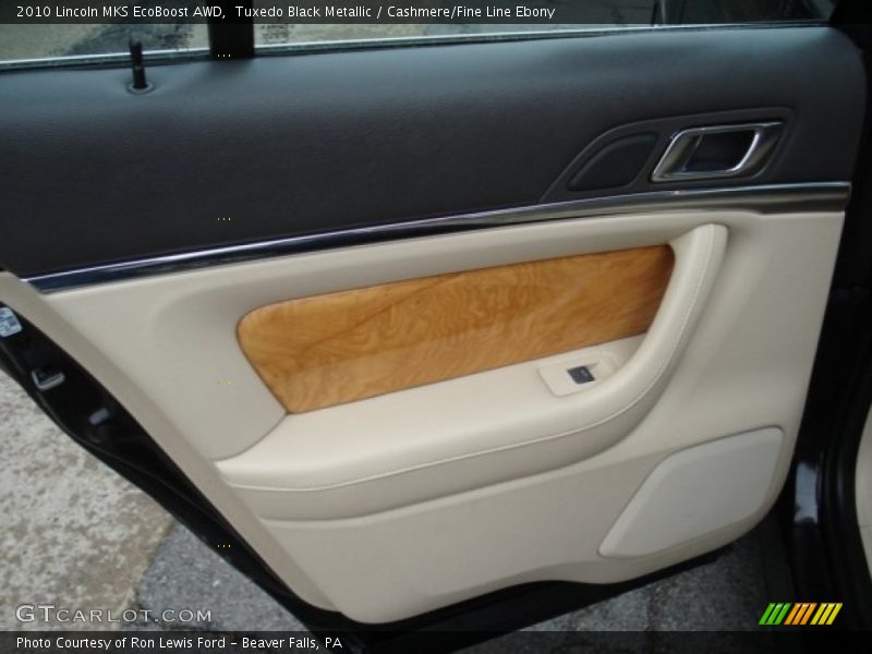 Tuxedo Black Metallic / Cashmere/Fine Line Ebony 2010 Lincoln MKS EcoBoost AWD