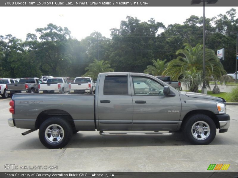 Mineral Gray Metallic / Medium Slate Gray 2008 Dodge Ram 1500 SXT Quad Cab