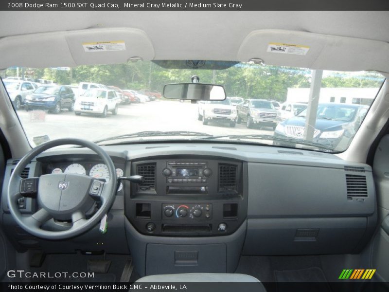 Mineral Gray Metallic / Medium Slate Gray 2008 Dodge Ram 1500 SXT Quad Cab