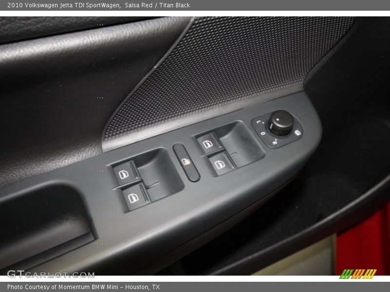 Salsa Red / Titan Black 2010 Volkswagen Jetta TDI SportWagen