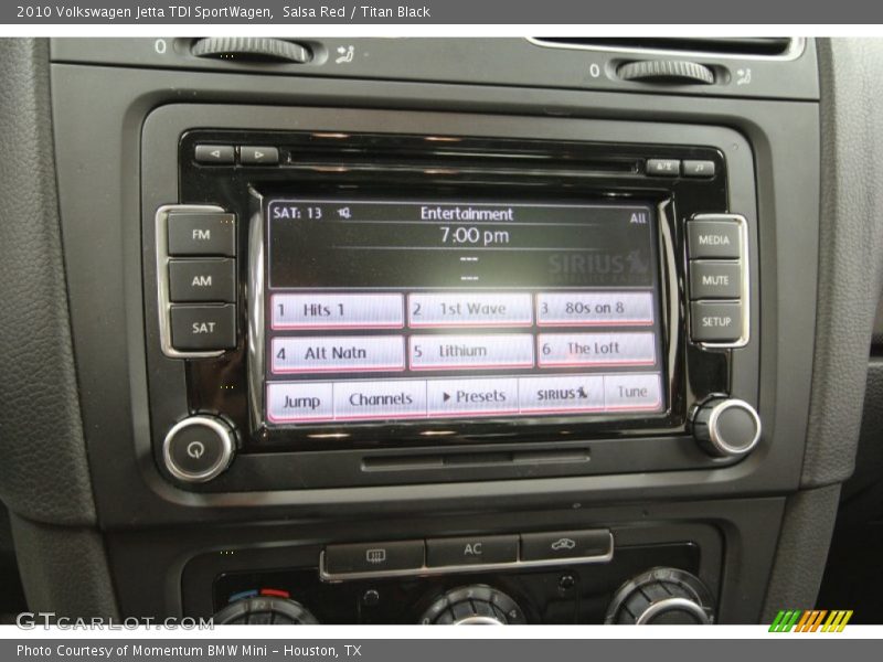 Salsa Red / Titan Black 2010 Volkswagen Jetta TDI SportWagen