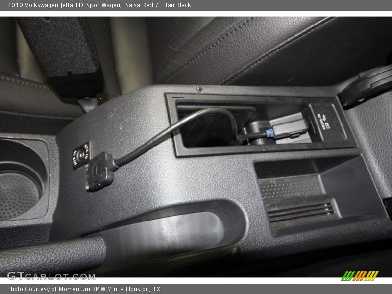 Salsa Red / Titan Black 2010 Volkswagen Jetta TDI SportWagen