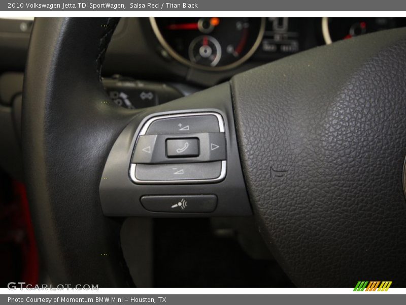 Salsa Red / Titan Black 2010 Volkswagen Jetta TDI SportWagen