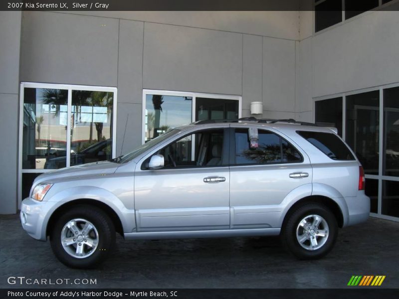 Silver / Gray 2007 Kia Sorento LX
