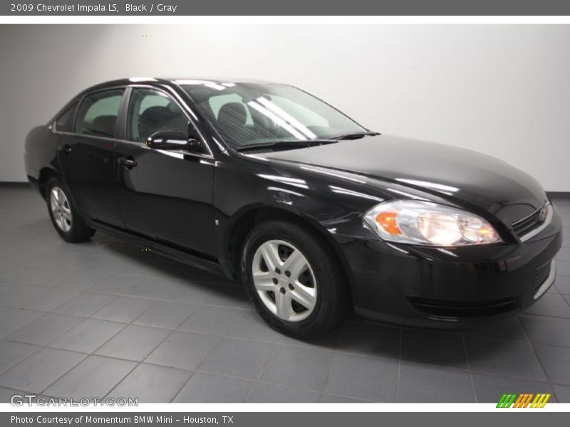 Black / Gray 2009 Chevrolet Impala LS