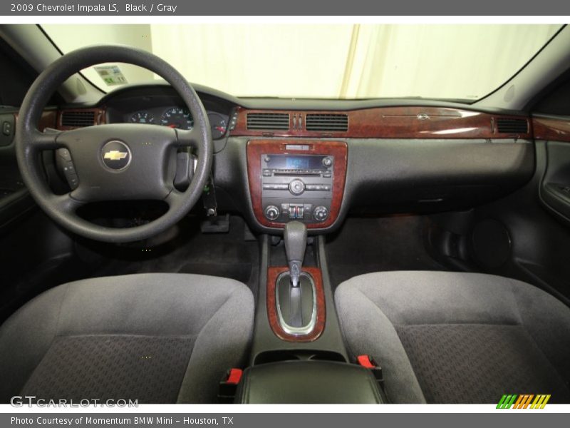 Black / Gray 2009 Chevrolet Impala LS