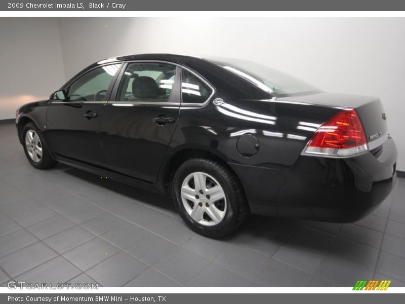 Black / Gray 2009 Chevrolet Impala LS