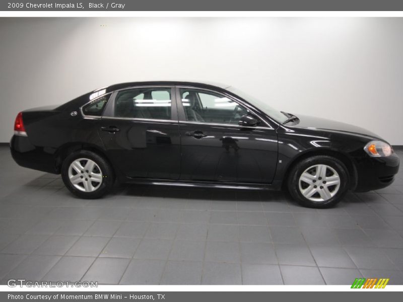 Black / Gray 2009 Chevrolet Impala LS