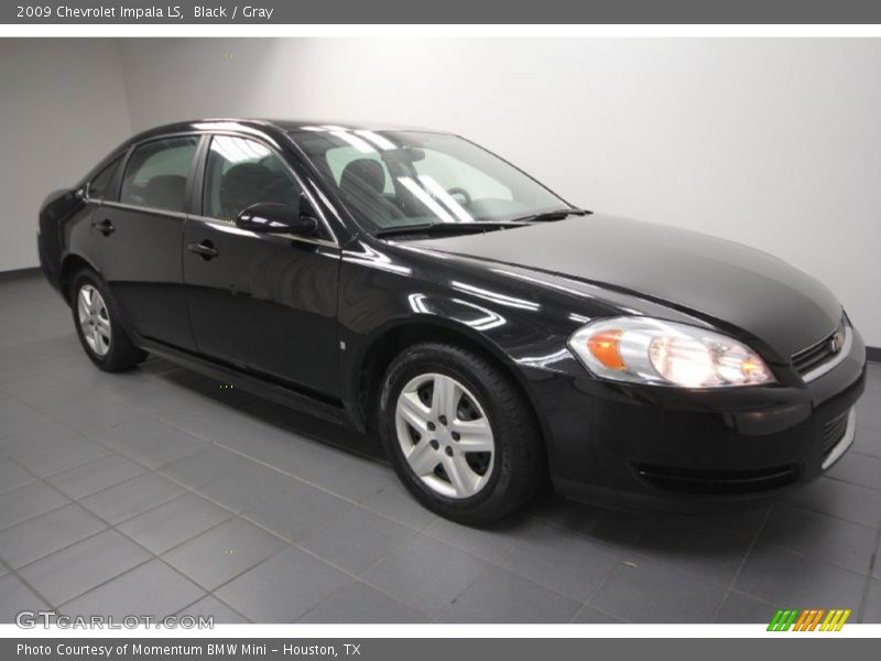 Black / Gray 2009 Chevrolet Impala LS