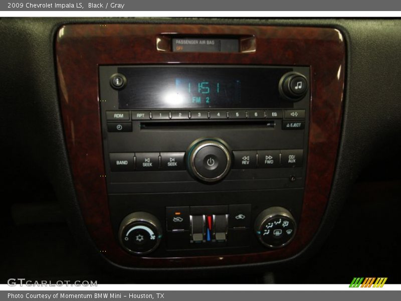 Black / Gray 2009 Chevrolet Impala LS